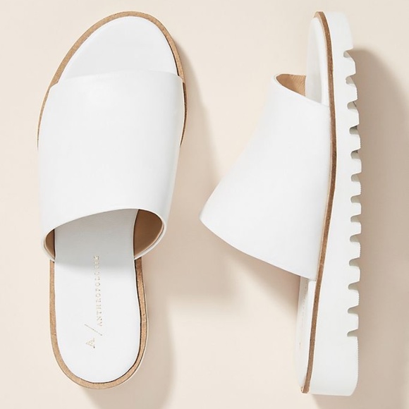 Anthropologie Shoes - 🎉HP🎉 Anthropologie Cady White Sport Slides
